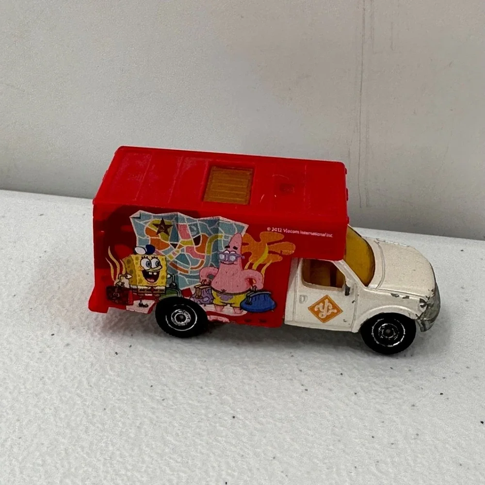 SpongeBob SquarePants‎ Mattel Die-Cast Moving Truck 2008 Collectible Pearl White